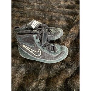 Nike Youth Speedsweep VII Black White Size 11.5 Wrestling Shoes 366684-001